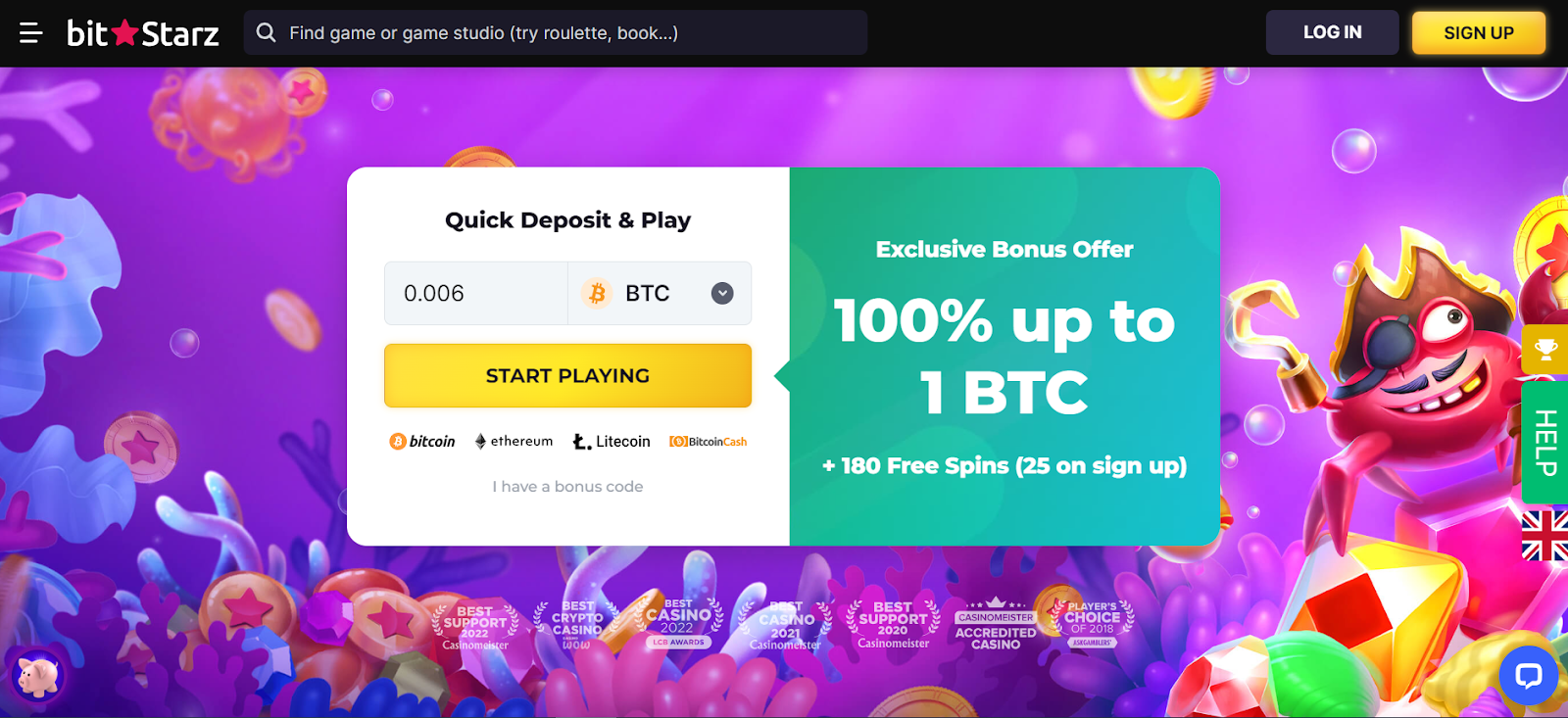 Crypto Casino No Deposit Bonus Codes & Promotions for 