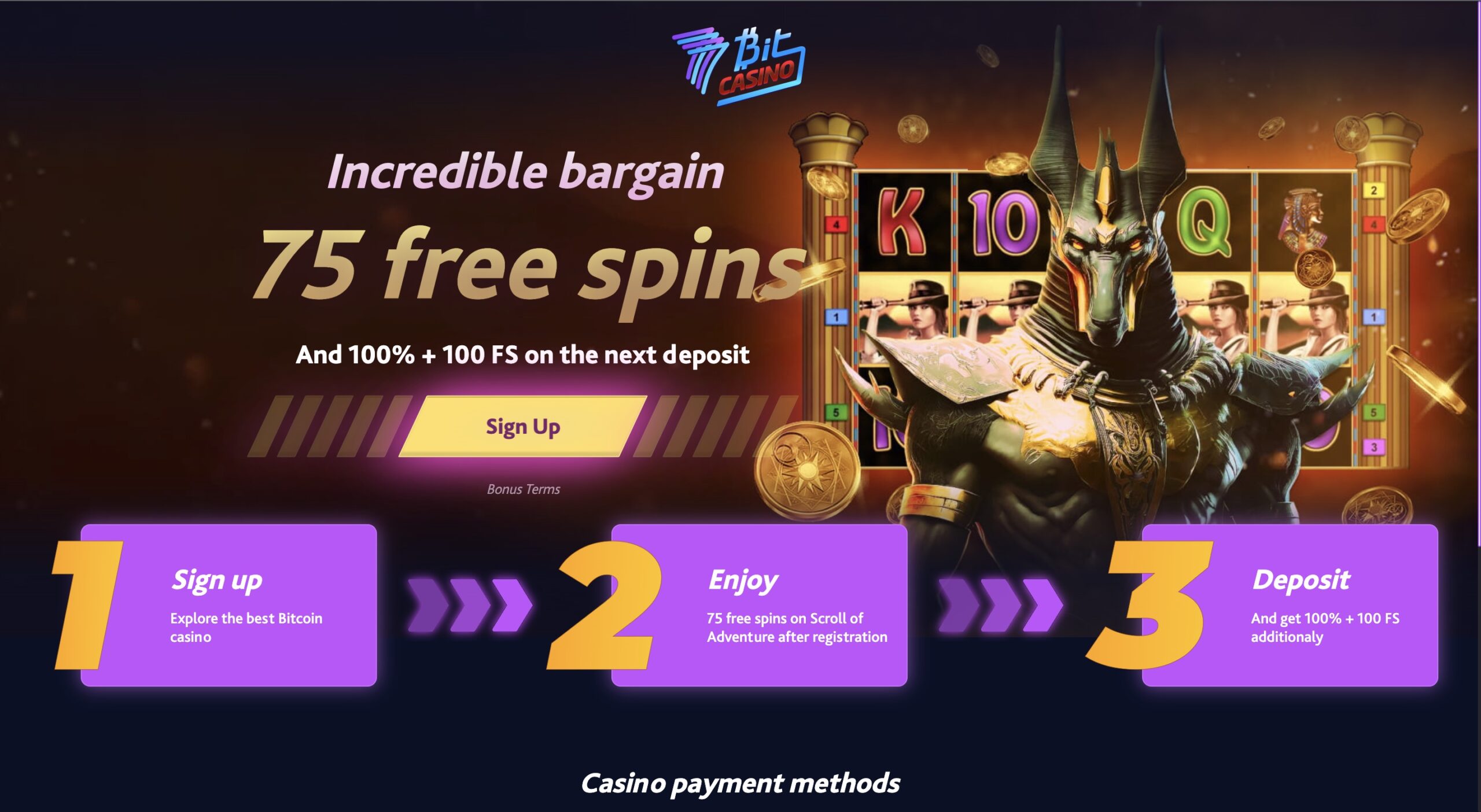 CryptoCasino No Deposit Bonus Gives 50 Free Spins
