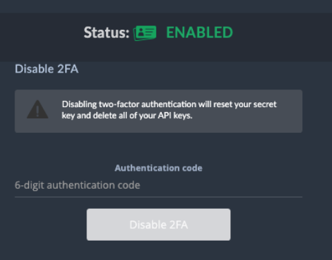 Lost 2-Factor Authentication - Pionex Trading Bot