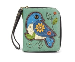 Blue Bird Snap Wallet | Wildlife Bags and Pouches- Laterzees