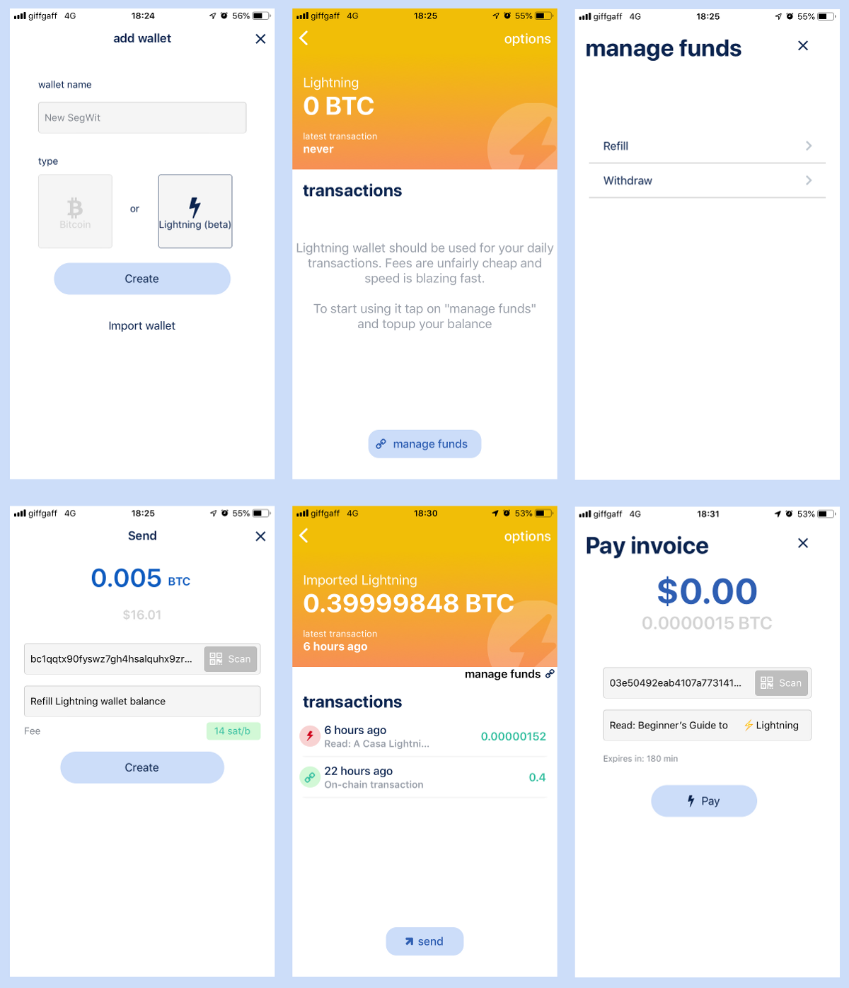 Create a Lightning wallet | BlueWallet - Bitcoin Wallet for iOS and Android