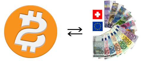 Bitcoin to Euro or convert BTC to EUR