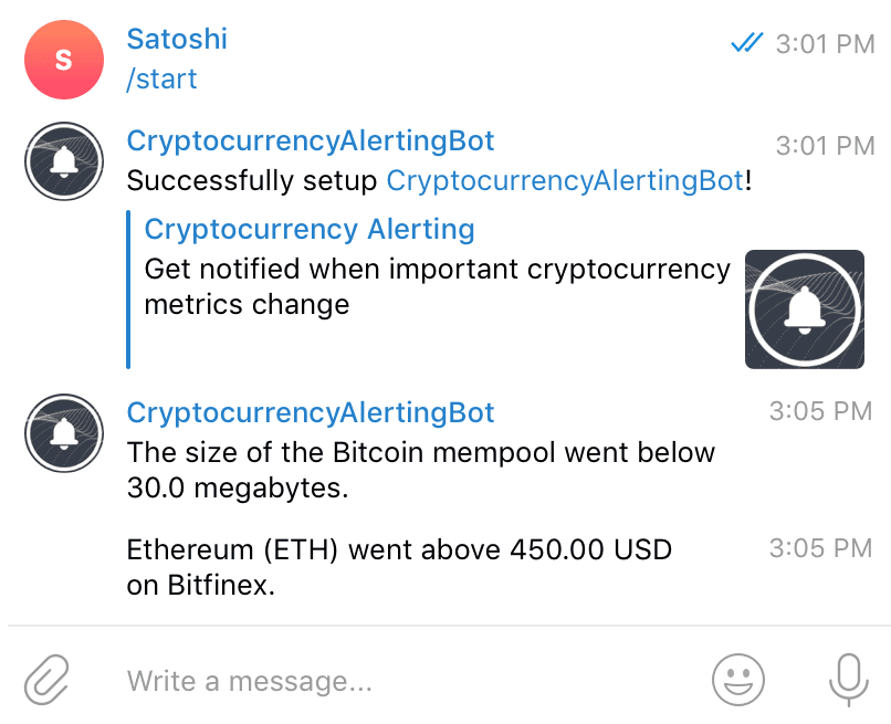 Telegram: Contact @CryptoBot