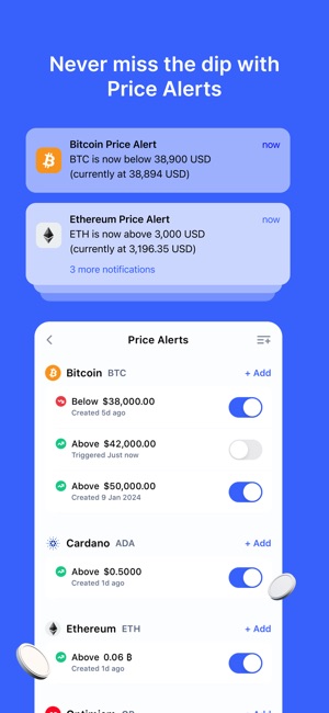 Cryptocurrency Price Notification - Official app in the Microsoft Store