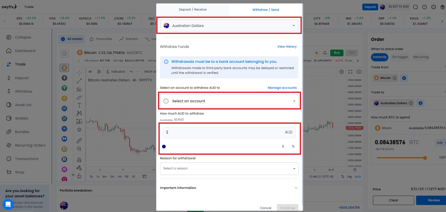 BTC to AUD Exchange Rate | Bitcoin to Australian Dollar Conversion | Live Rate