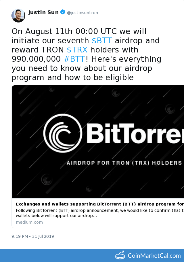 Is this the real reason behind the BitTorrent airdrop? - AirdropAlert
