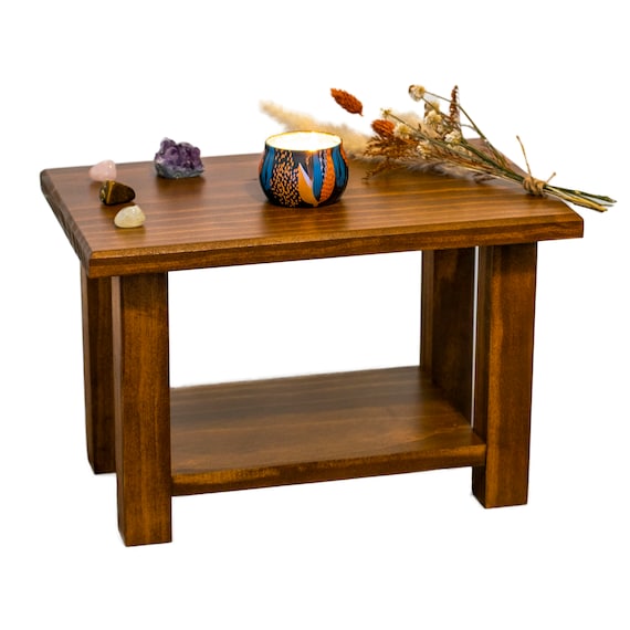 Pine Pentagram Wooden Altar Table for Wiccan, Pagan, and Meditation India | Ubuy