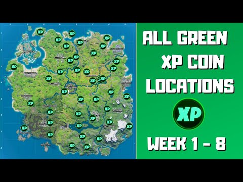 Fortnite Chapter 2 Season 3 Week 8 - Gold XP Coin Locations - Gamepur