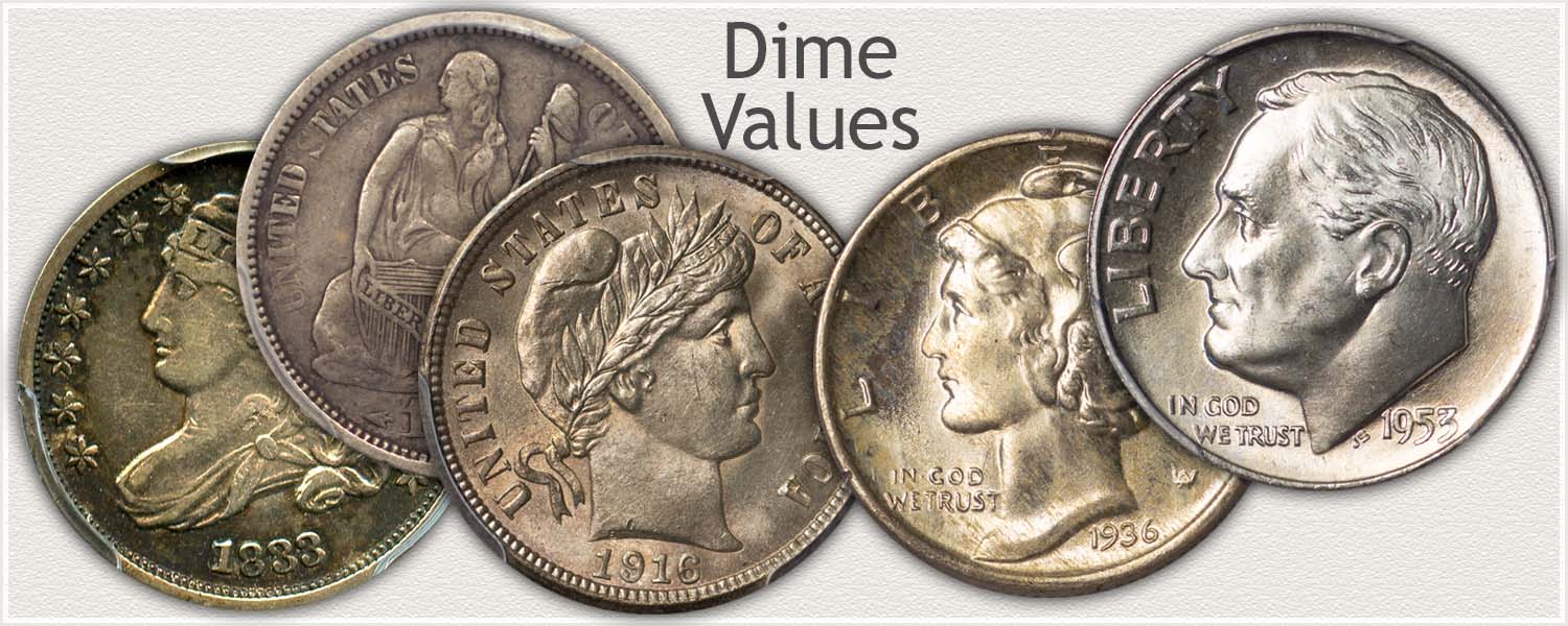 10 Most Valuable American Dimes in Circulation