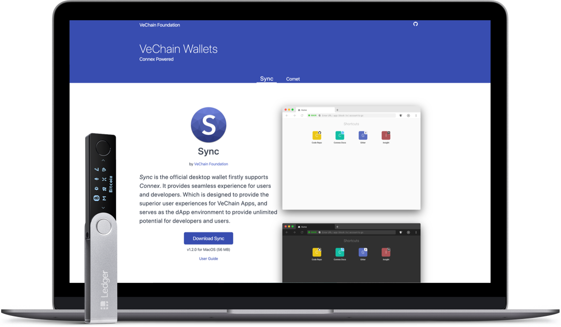 Vechain Sync - Compatible third-party wallet | Ledger