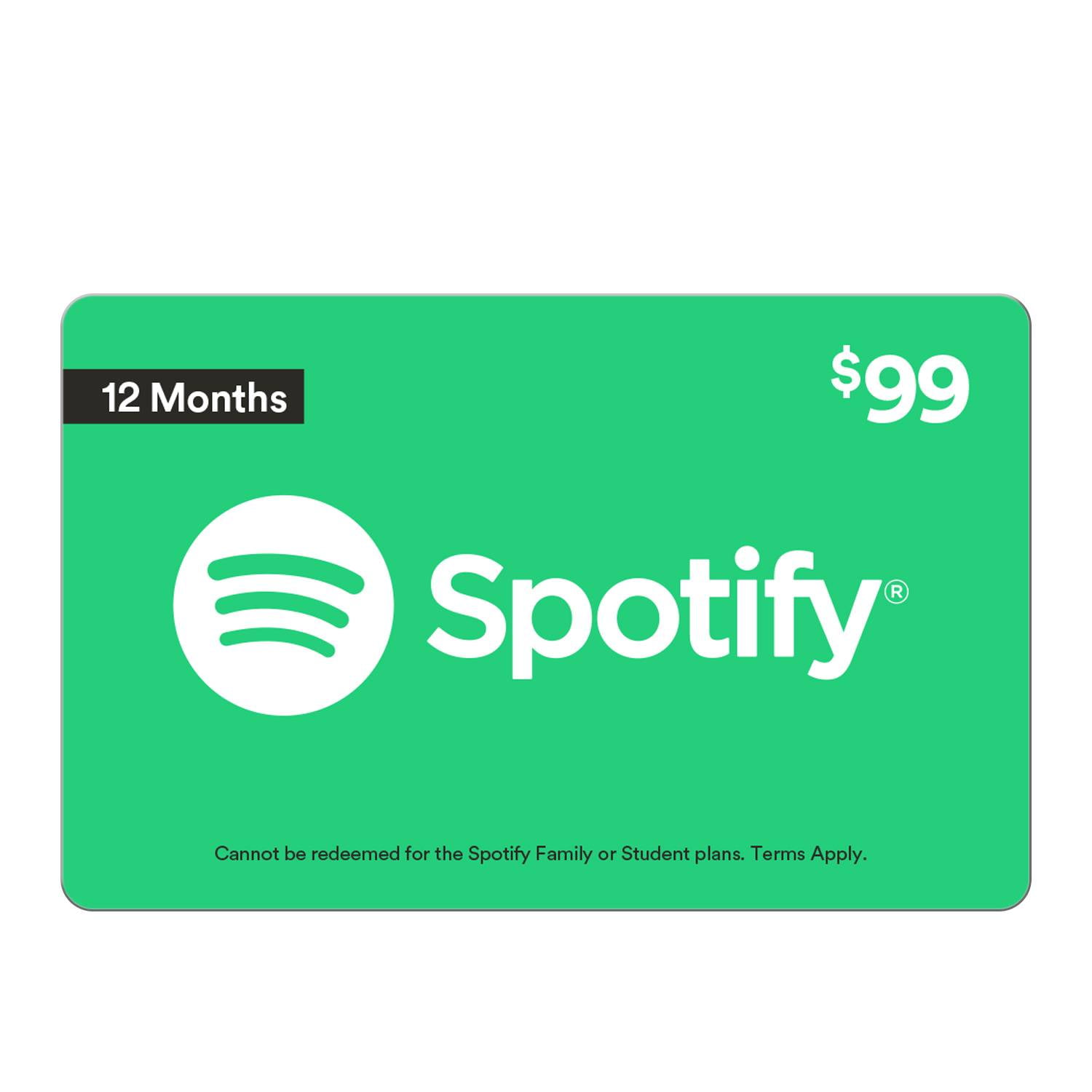 Gift cards - Spotify