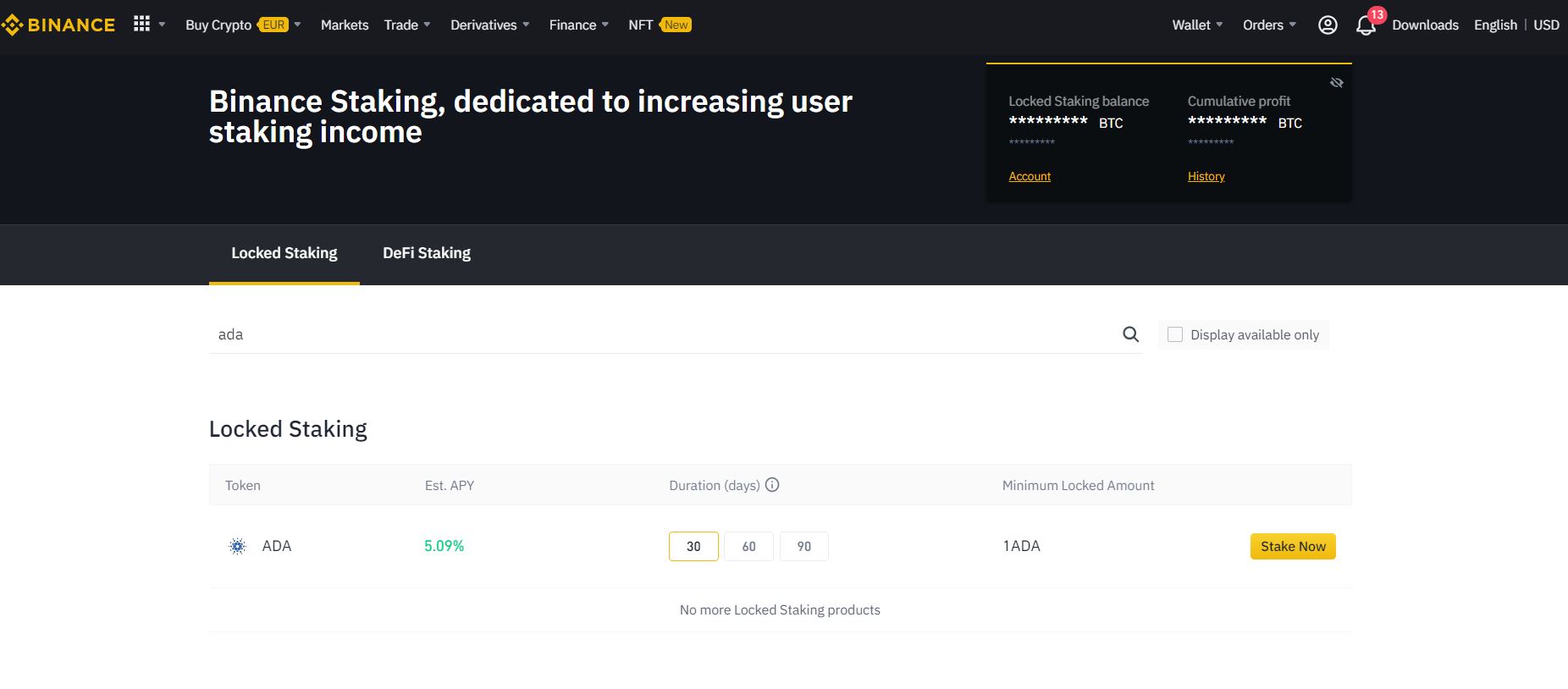 Cardano (ADA) Staking Now Supported by coinlog.fun