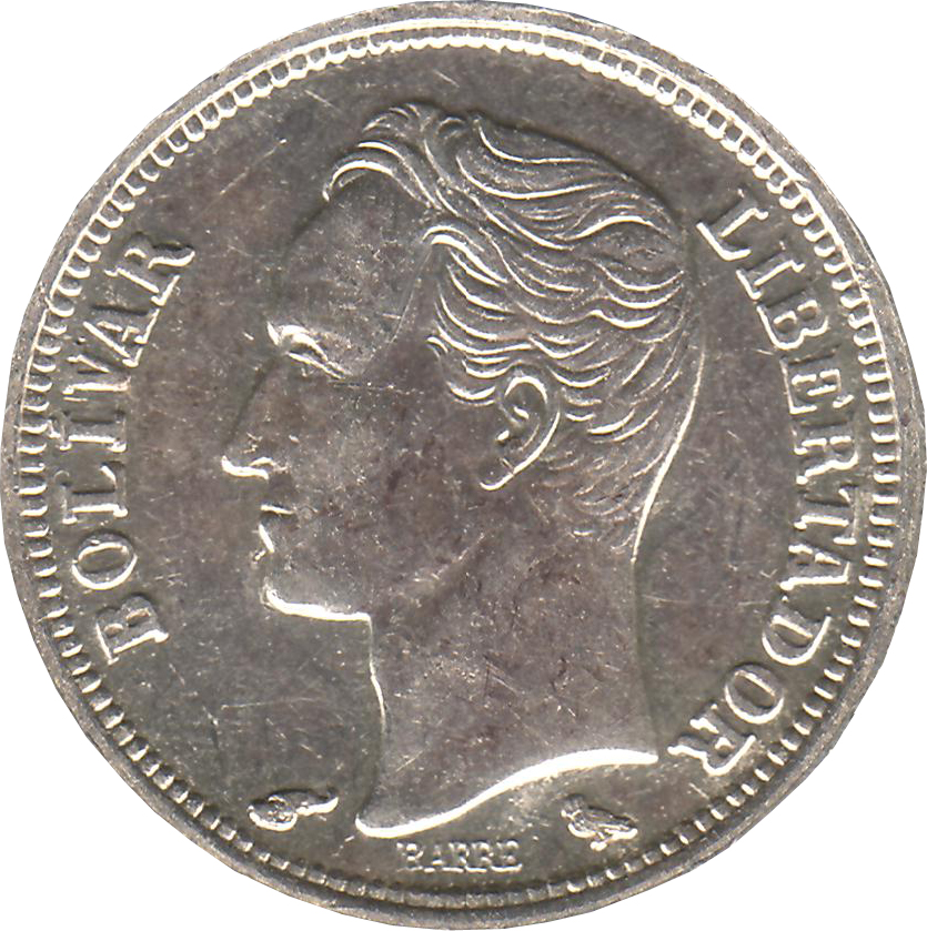 VENEZUELA 2 Bolivares fwo_ World coins