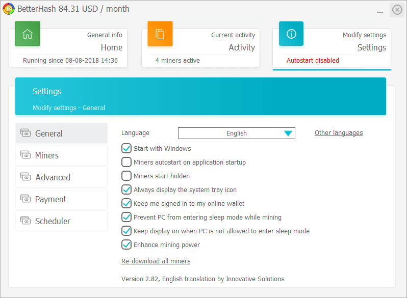 Mining calculator for GPUs - coinlog.fun