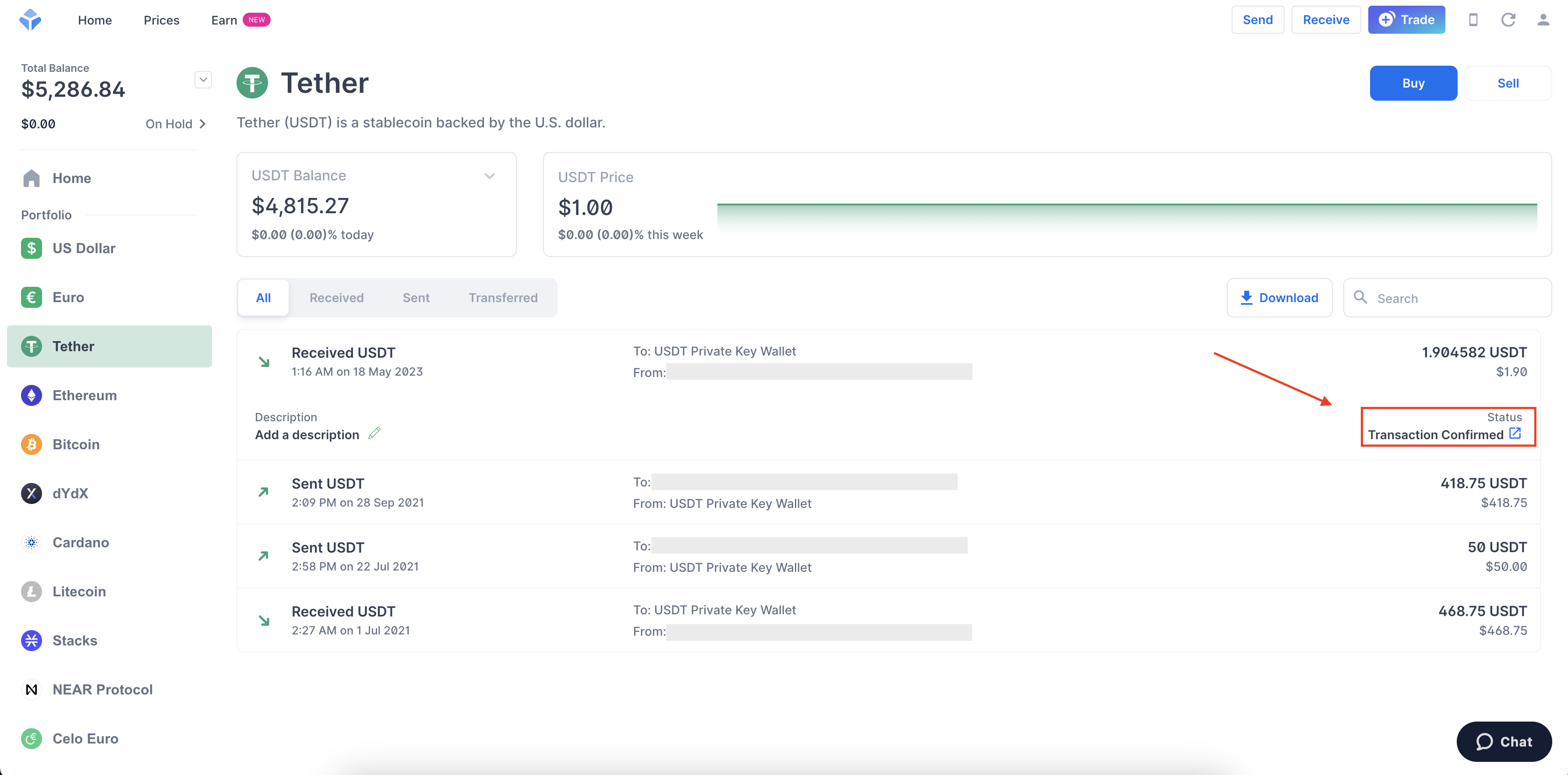 How to find a transaction ID/hash for a blockchain deposit or withdra.