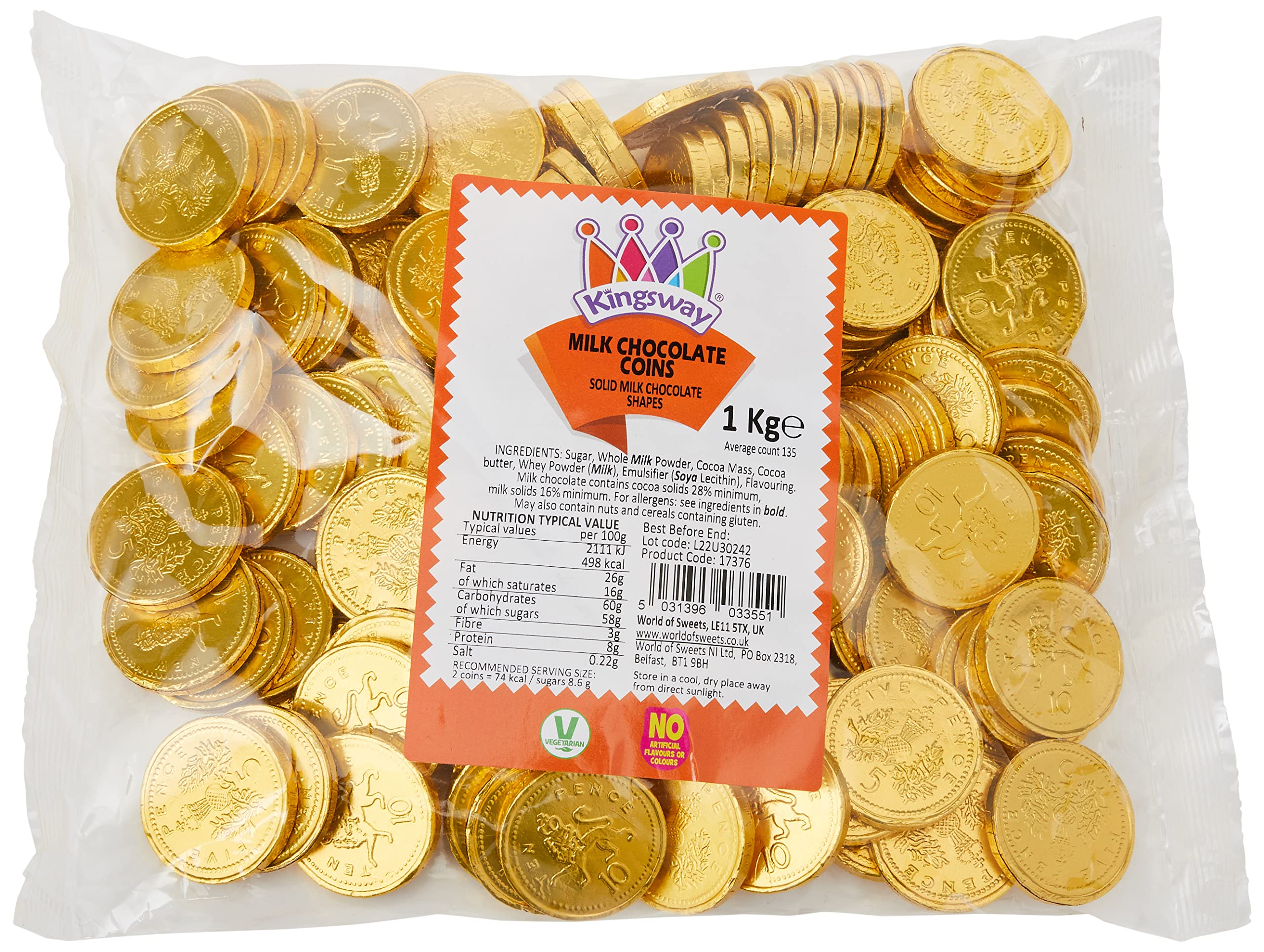 Mman Gold Choclate Coins s - Sweet Zone