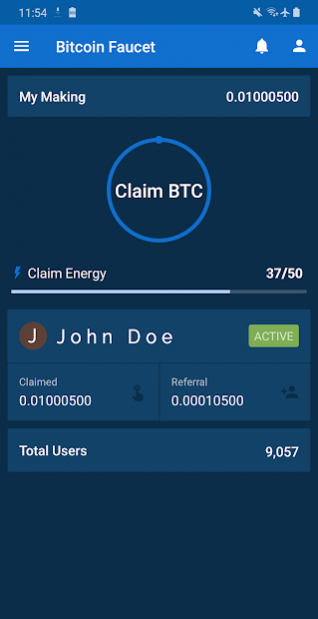 Claim Satoshi - Bitcoin Faucet for Android - Download