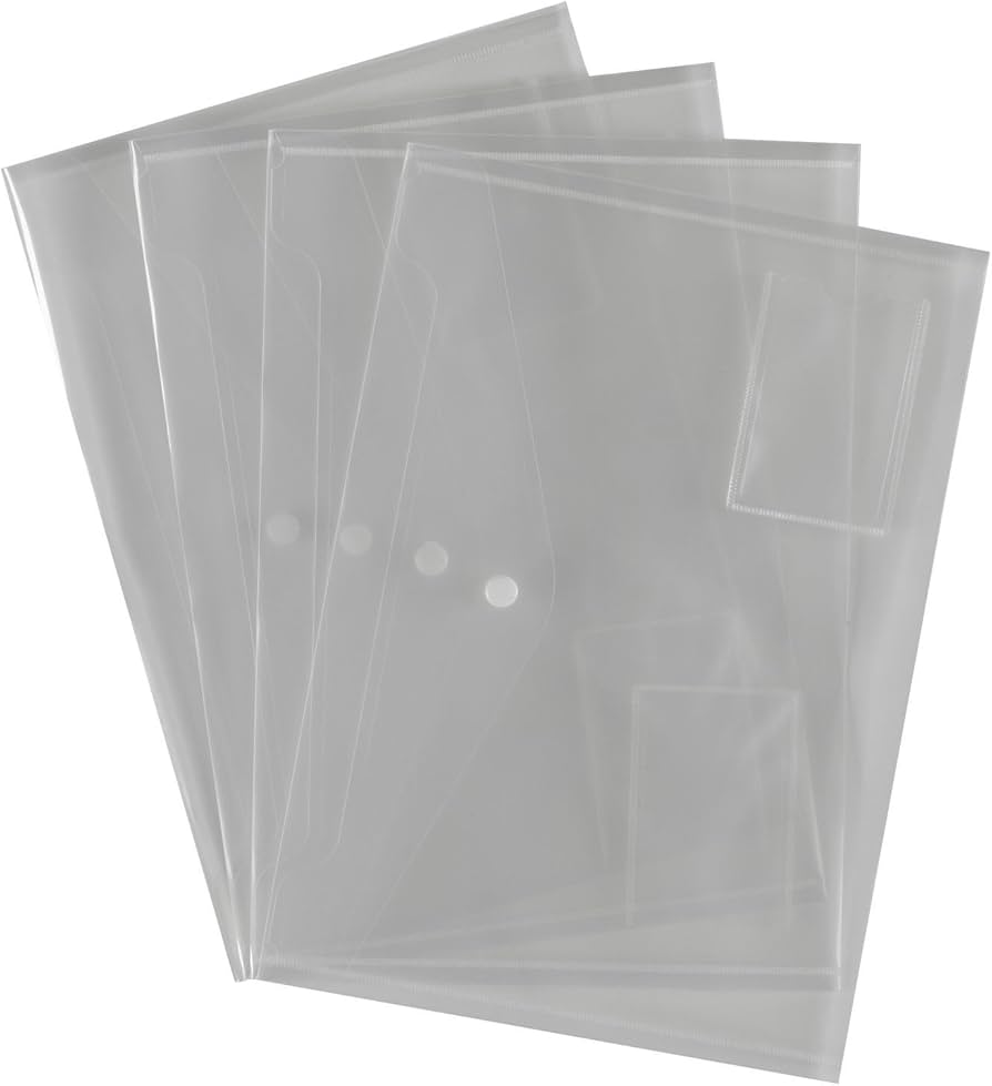 ECO Punch Pockets A4 - Clear - Pack of - Rapesco Worldwide