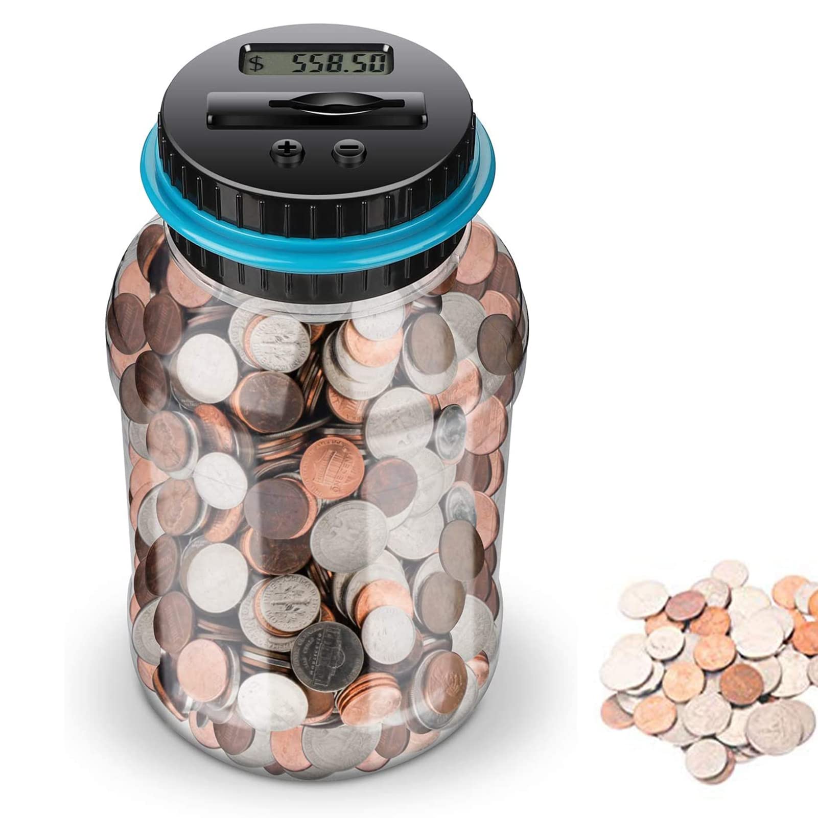 Buy Discovery Kids Digital Coin-Counting Money Jar with LCD Screen | Toys