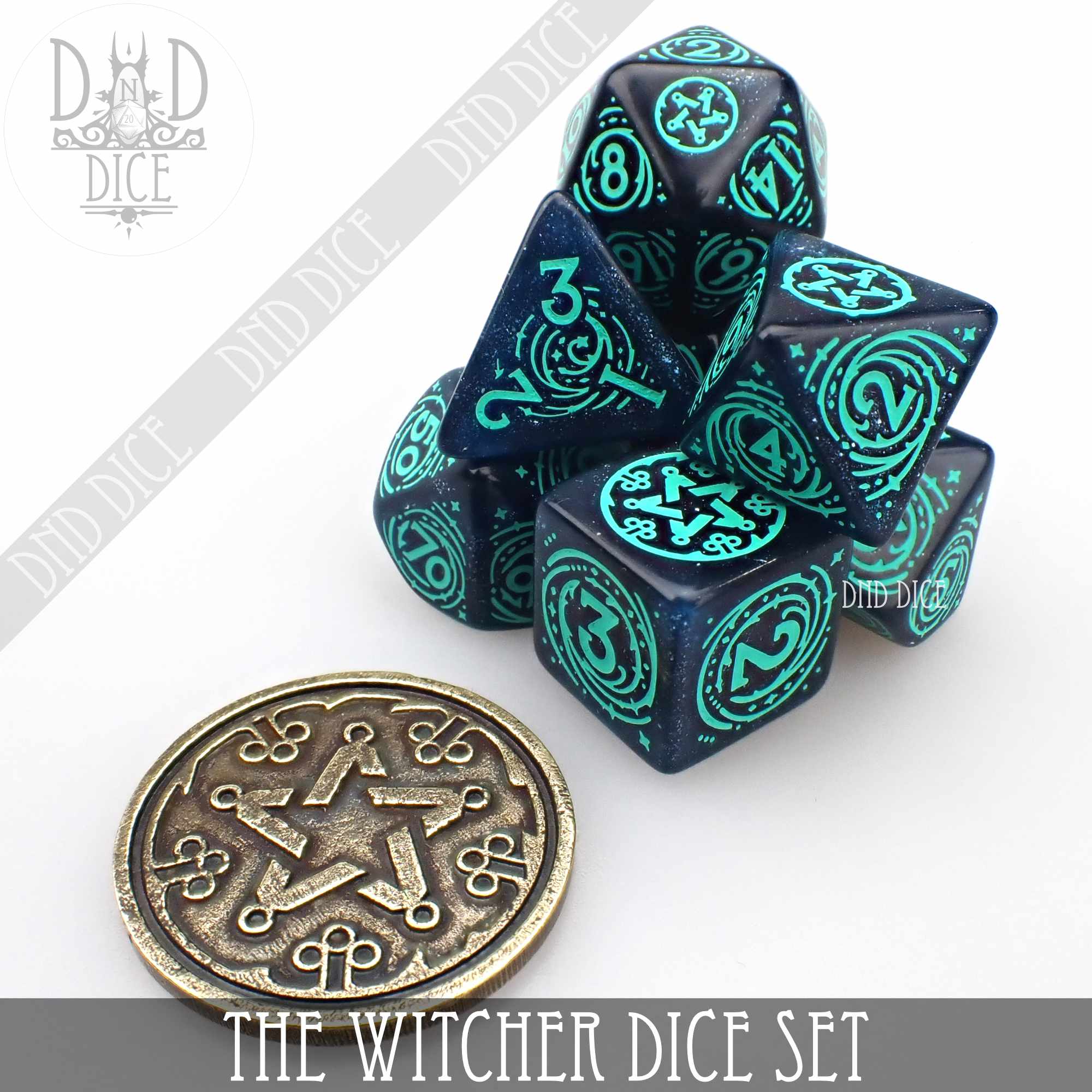 D20 Inspiration Coin – Kraken Dice