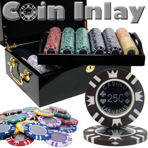 Coin Inlay Series 15 Gram Poker Chip - $ Sold By the Roll 25 pcs. per Roll