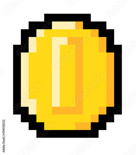 6, Pixel Art Coin Images, Stock Photos, 3D objects, & Vectors | Shutterstock