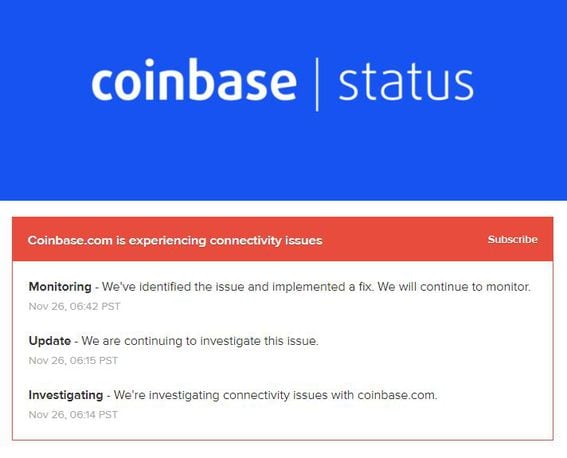 coinlog.fun - Is Coinbase Down Right Now?