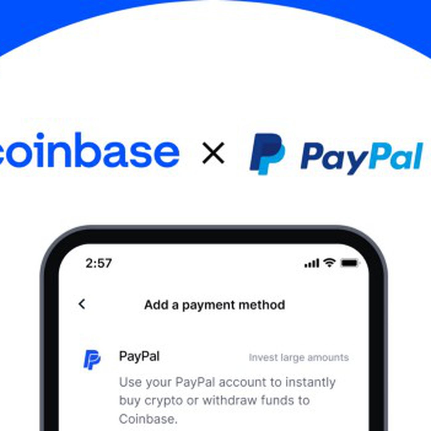 Coinbase now lets you buy cryptocurrency with your PayPal account - The Verge