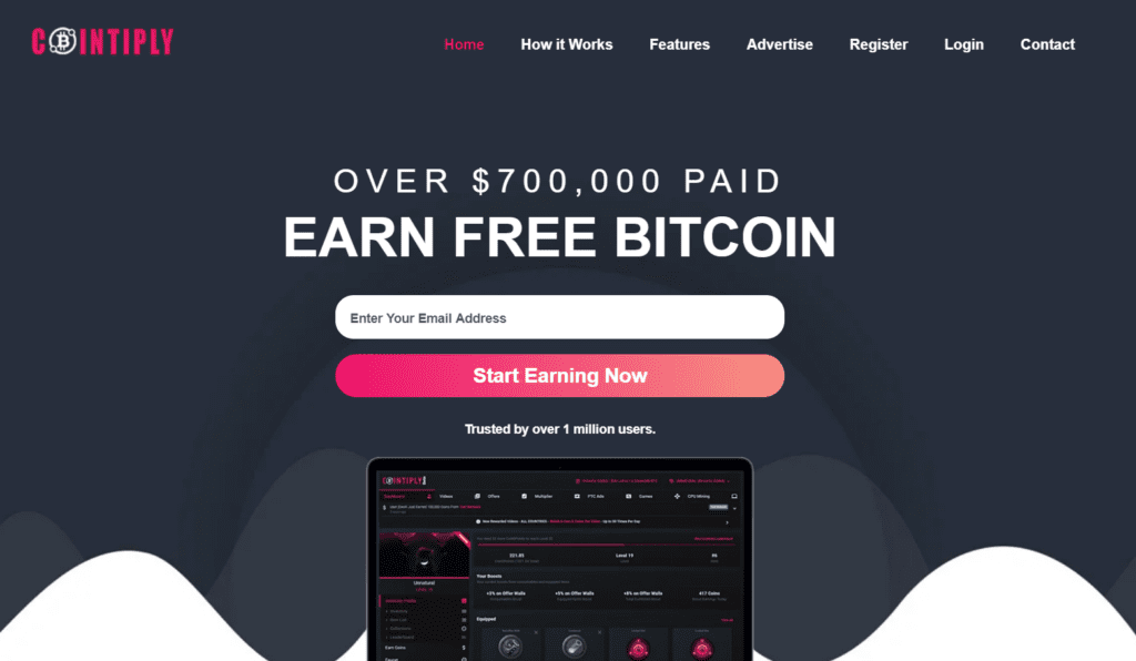 Cointiply Bitcoin Rewards - Earn Free Bitcoin