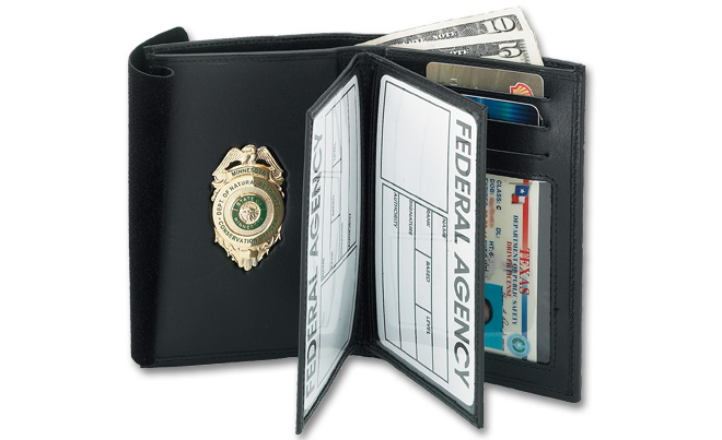 Federal Recessed Badge Wallet | Badge And Wallet