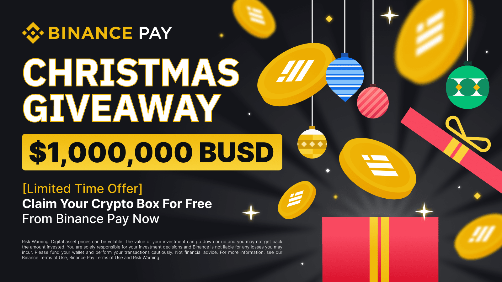 Binance Pay Crypto Box Giveaway: $1,, BUSD Up for Grabs! - Binance | CoinCarp