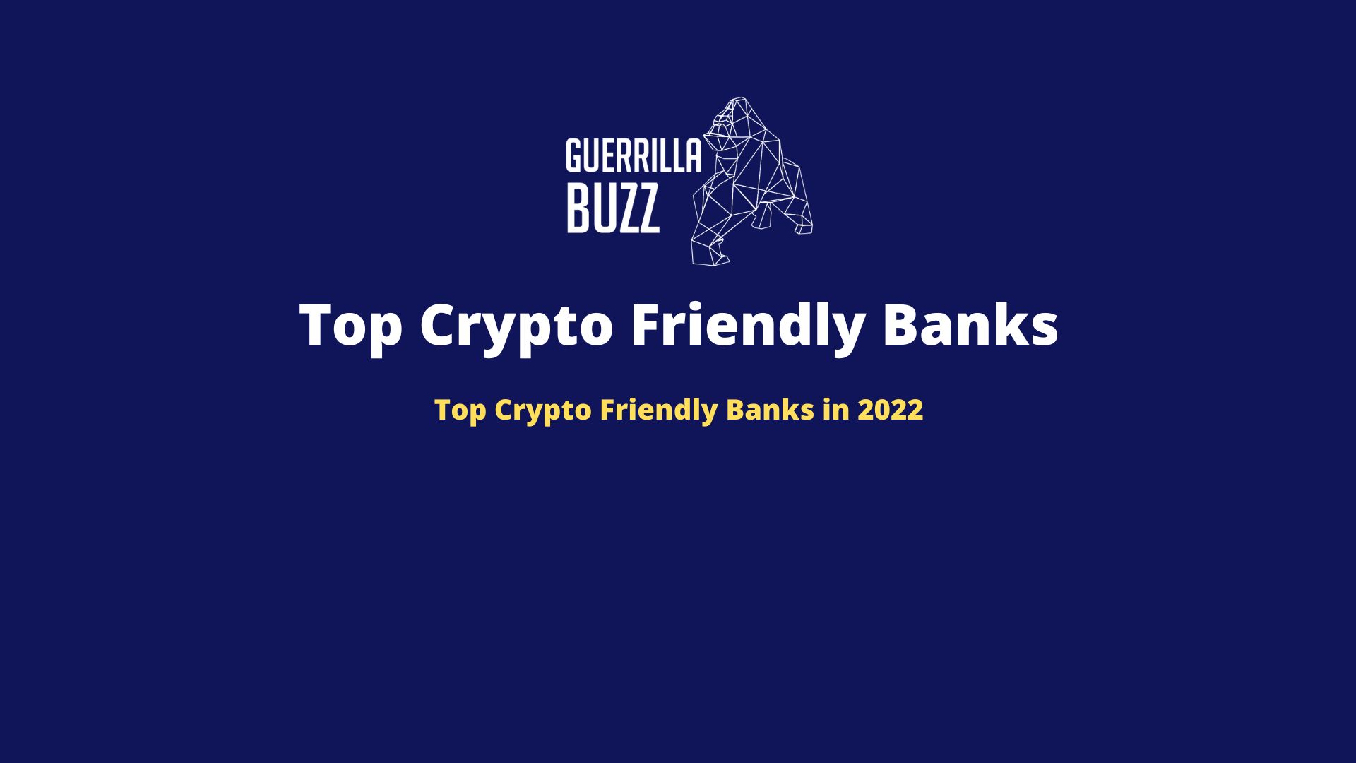 The Best Crypto Friendly Banks to use in - MoneyMade