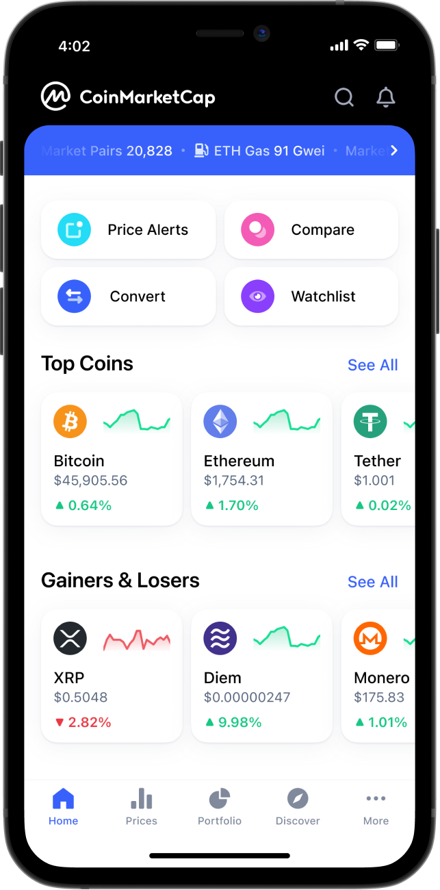 ‎CoinMarketCap: Crypto Tracker on the App Store