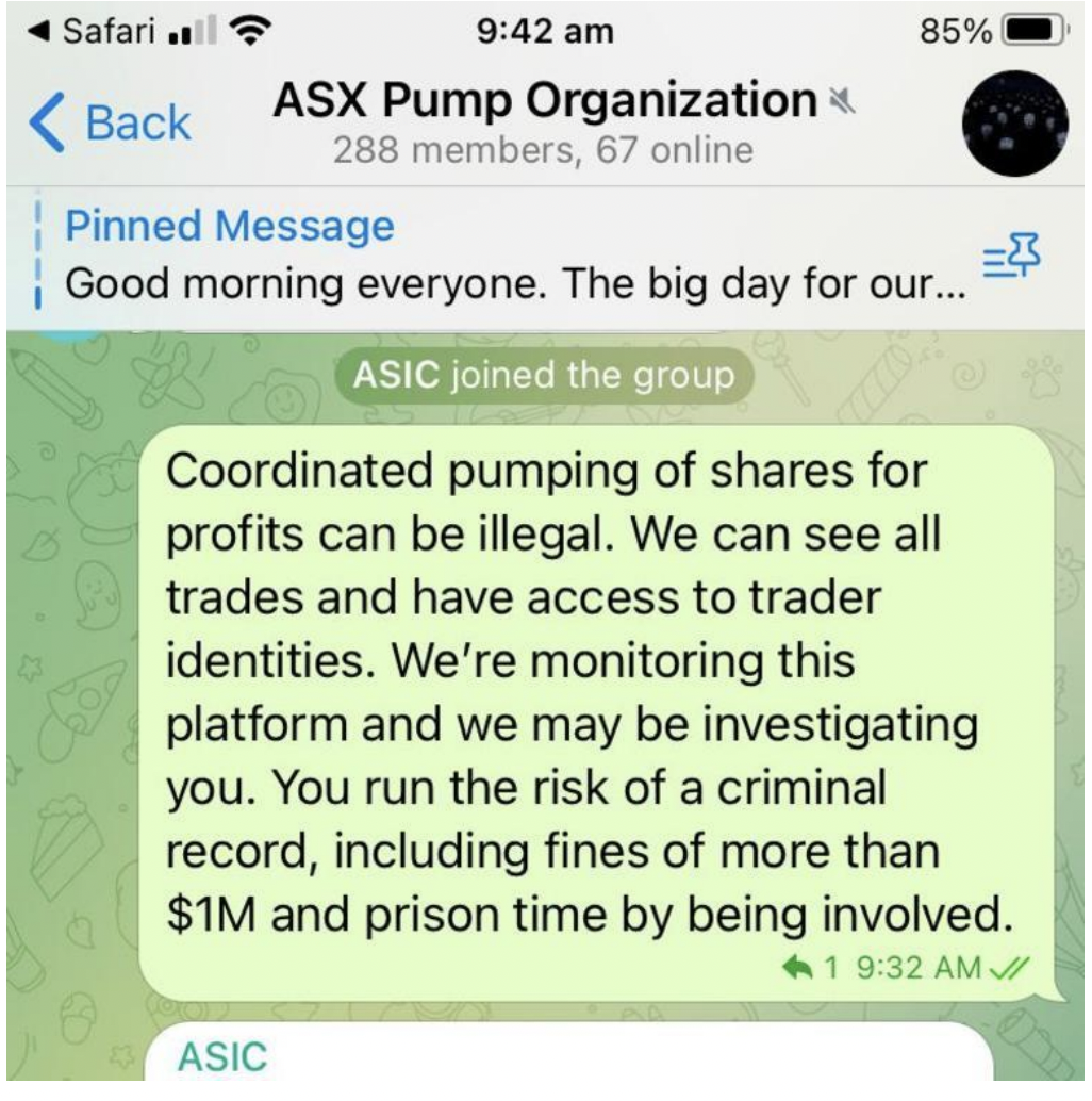 Crypto Pump and Dump Telegram groups