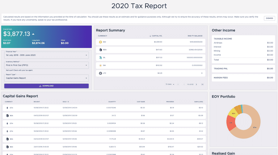 Free Crypto Tax Calculator | CoinLedger