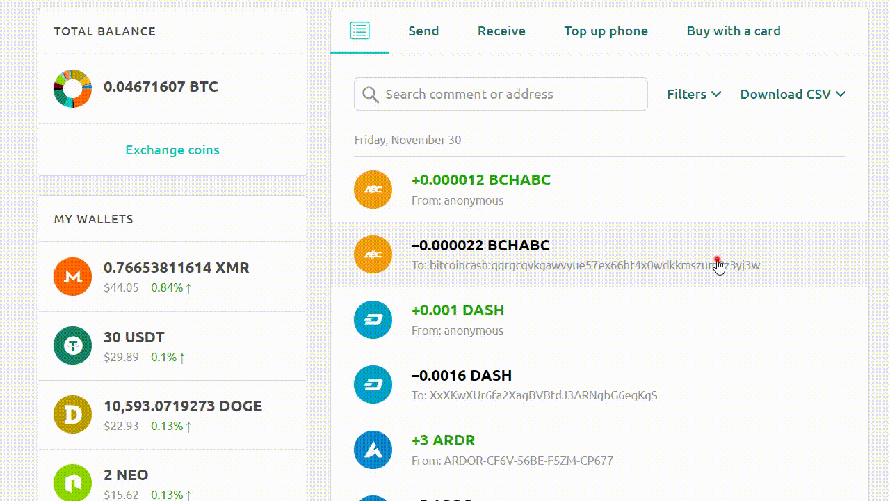 What is transaction TX ID?