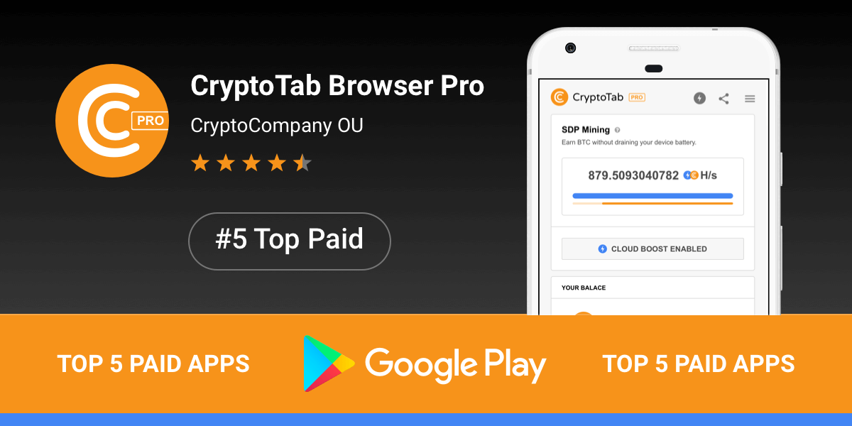 CryptoTab Browser Pro Level APK + Mod for Android.