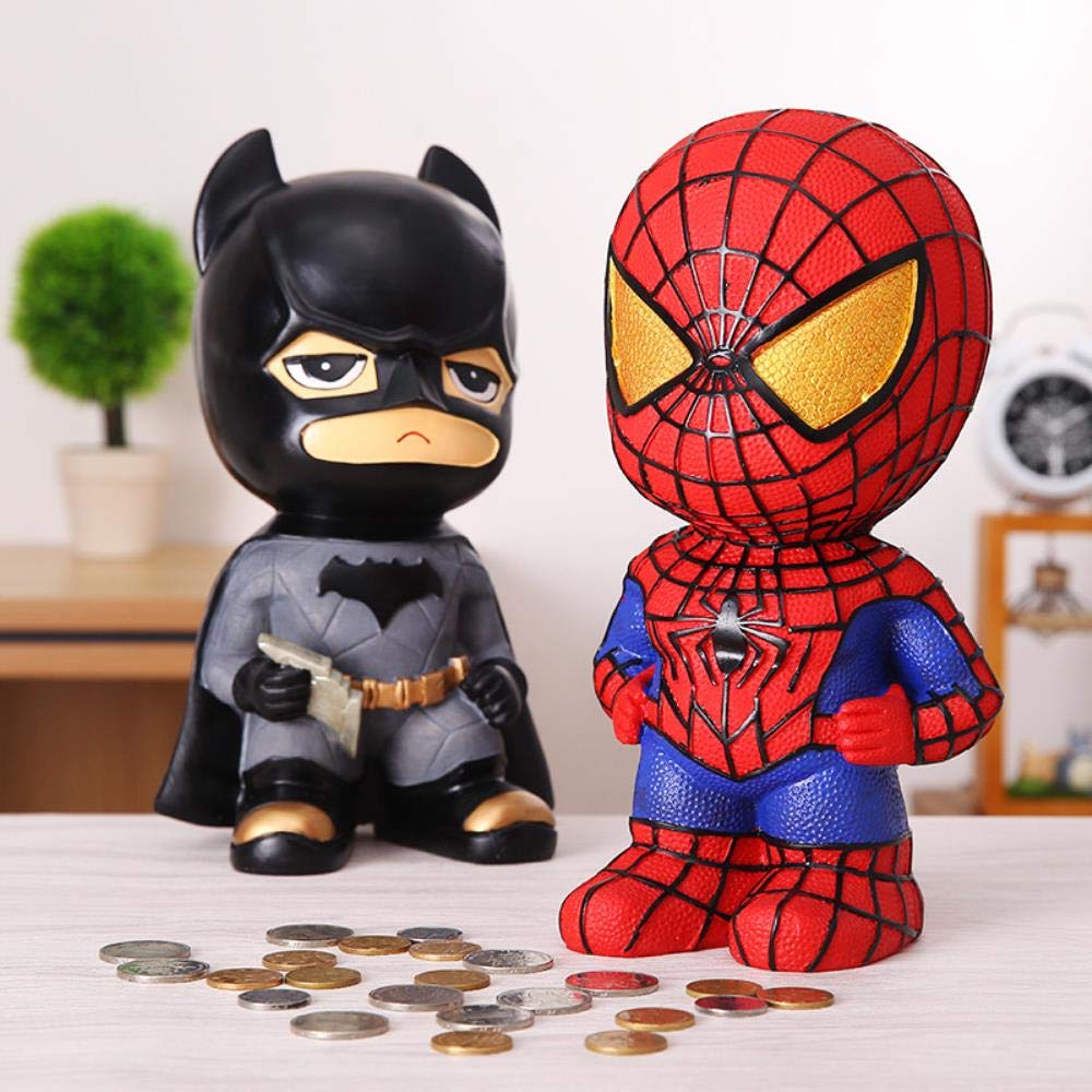 SPIDER-MAN COIN BANK WITH EDIBLE PAPER WAFER MONEY 10 GR – Dekora