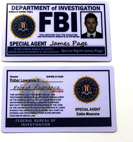 Supernatural Dean Sam Winchester FBI Badge Card Holder Police ID Cards Cosplay