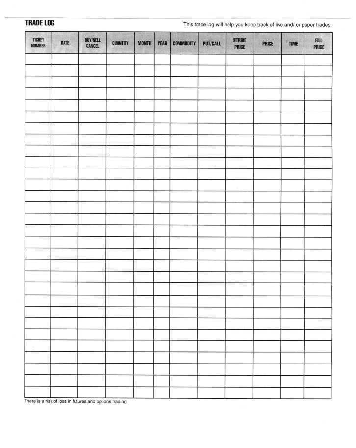 Free Trading Journal - Excel & Google Sheets Download