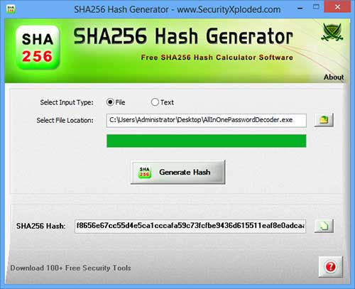 Download Advanced Hash Calculator 