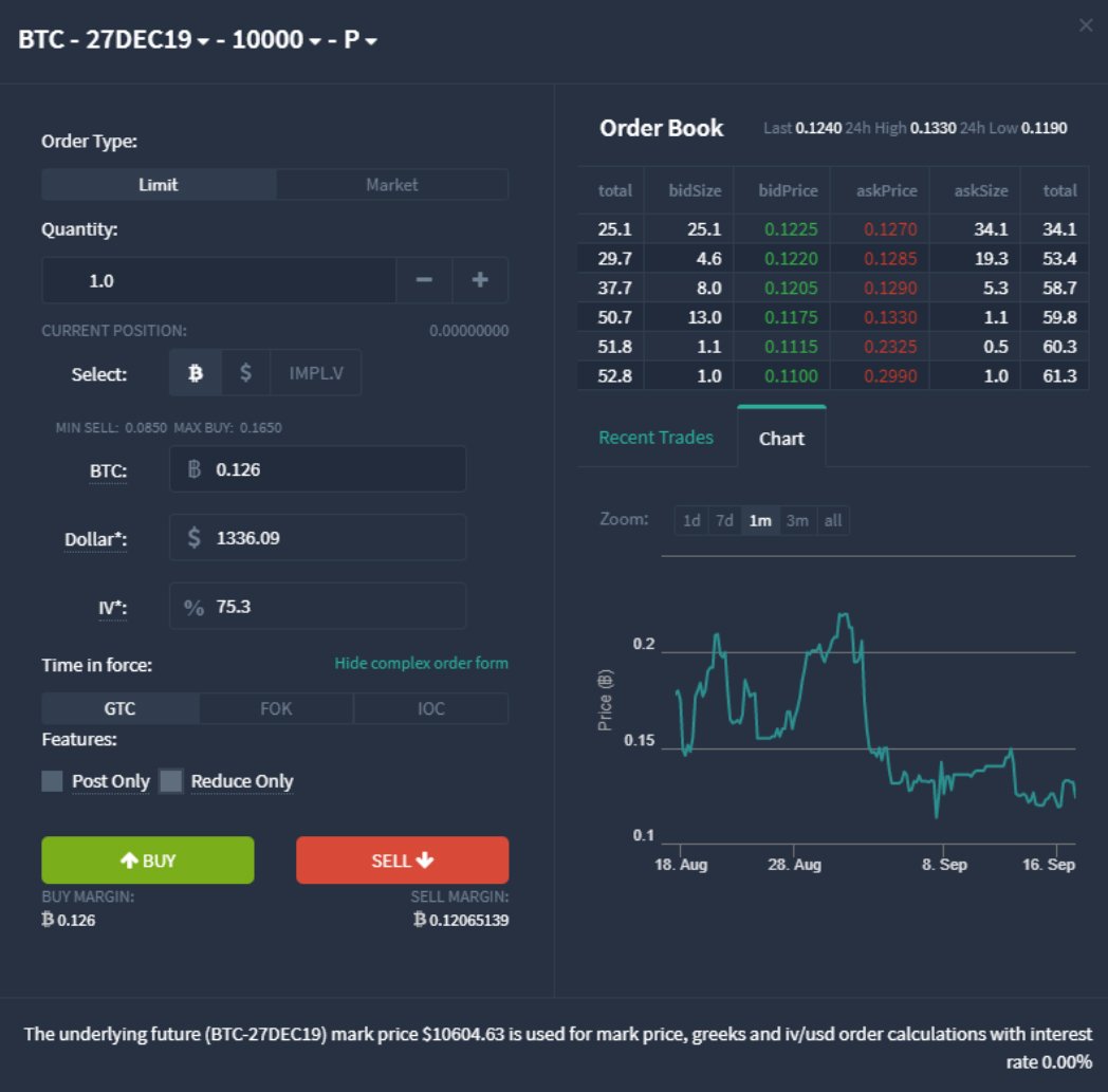 Crypto Futures and Options Exchange - Deribit