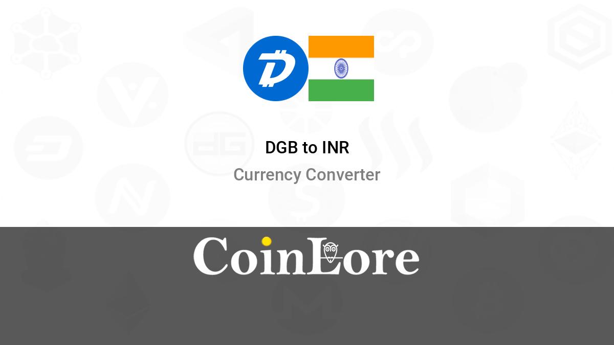 Convert DGB to INR, DGB to INR Calculator, DigiByte to Indian Rupee | CoinCarp