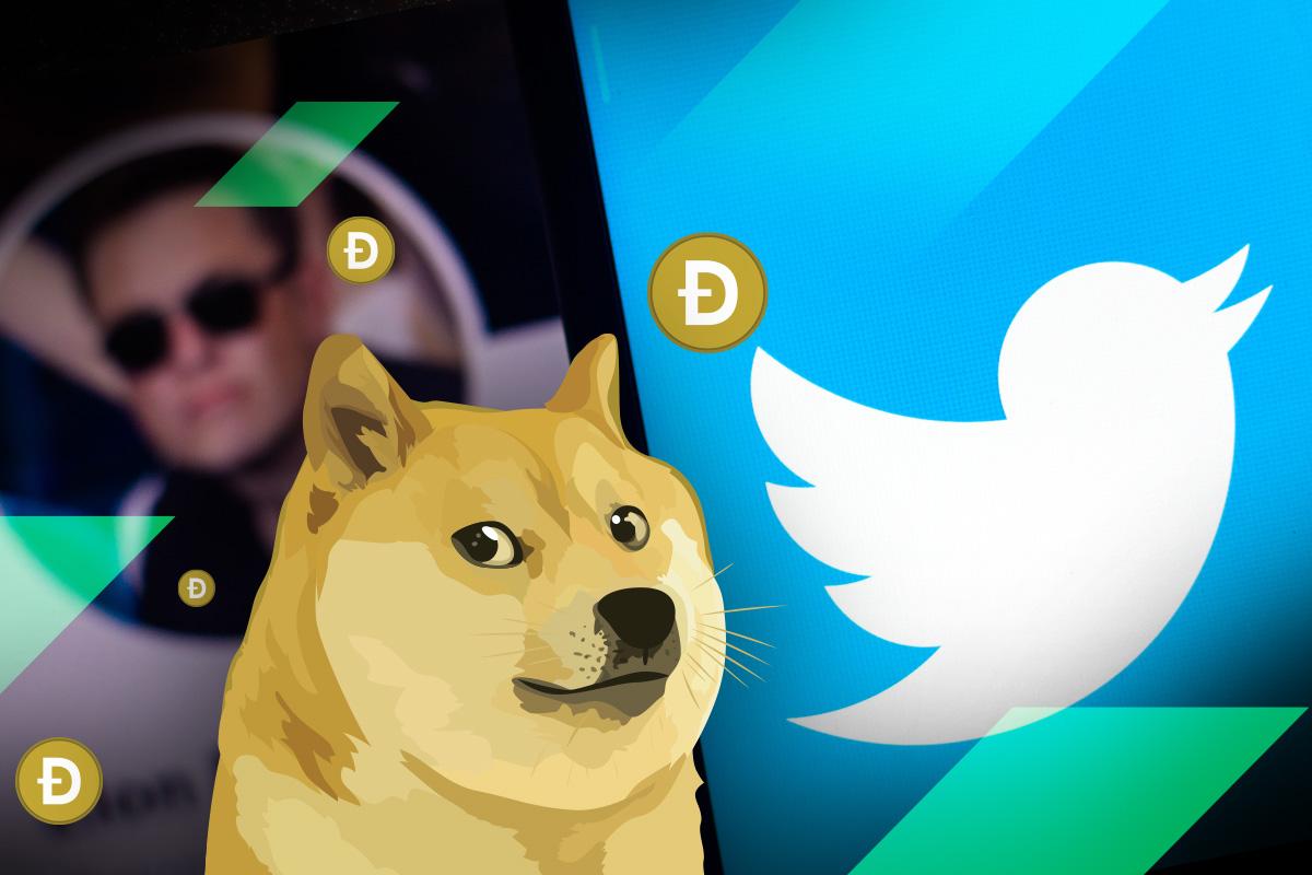 Twitter makes unexplained logo change to Dogecoin cryptocurrency image | X | The Guardian