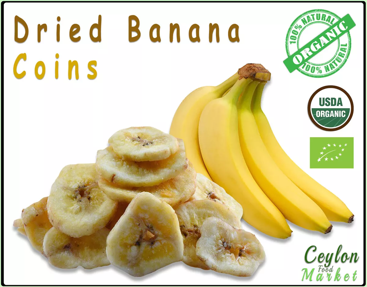 Organic Banana Coins - Pure Bulk Foods