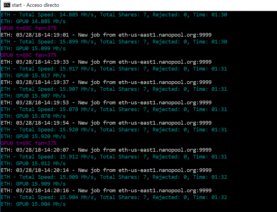 PhoenixMiner command line arguments []