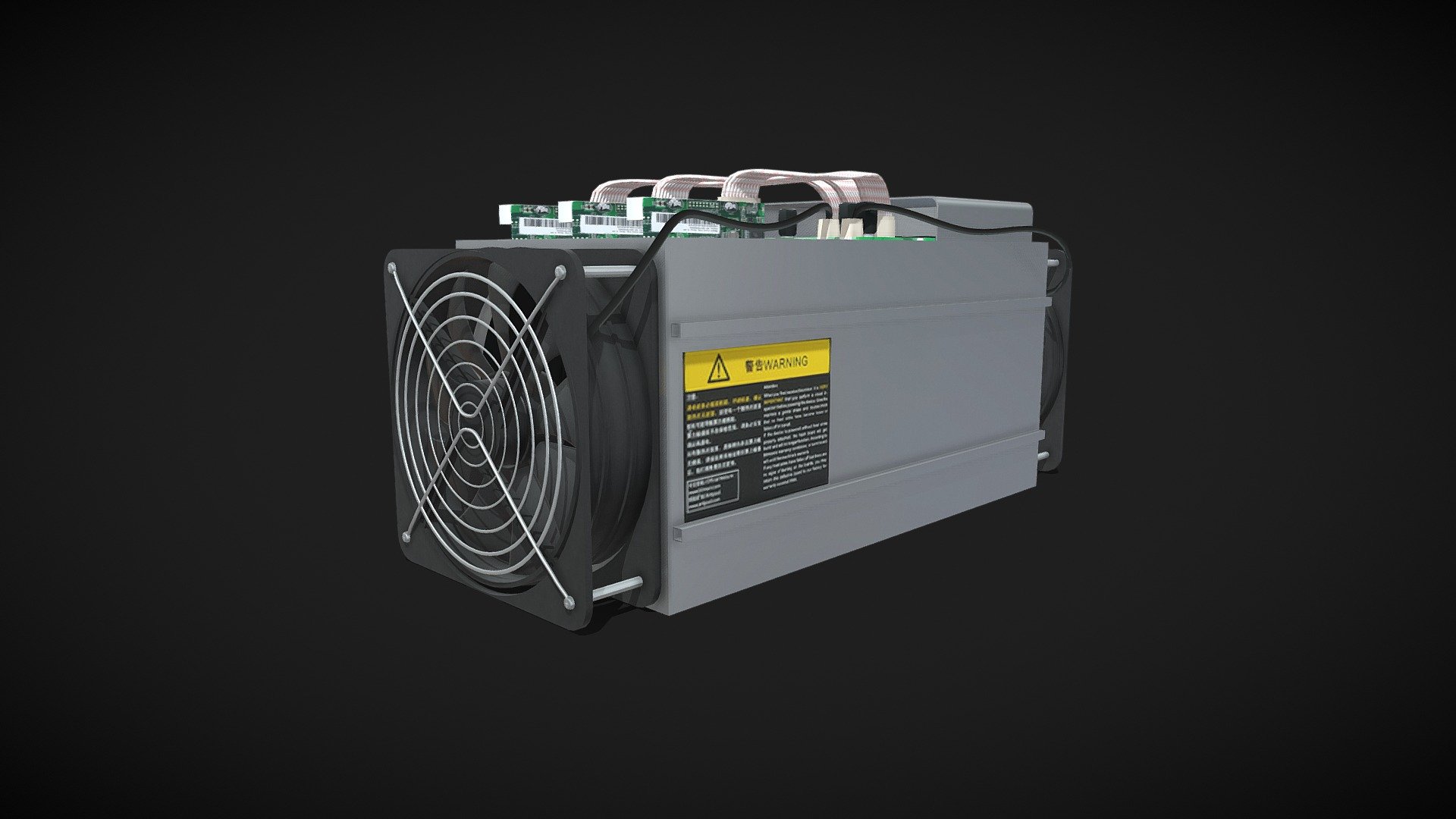 Antminer S9 - Download Free 3D model by Cem Gürbüz (@cemgurbuzz) [df9] - Sketchfab