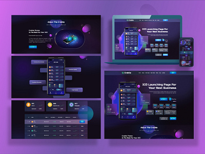 Crypto Template Projects :: Photos, videos, logos, illustrations and branding :: Behance