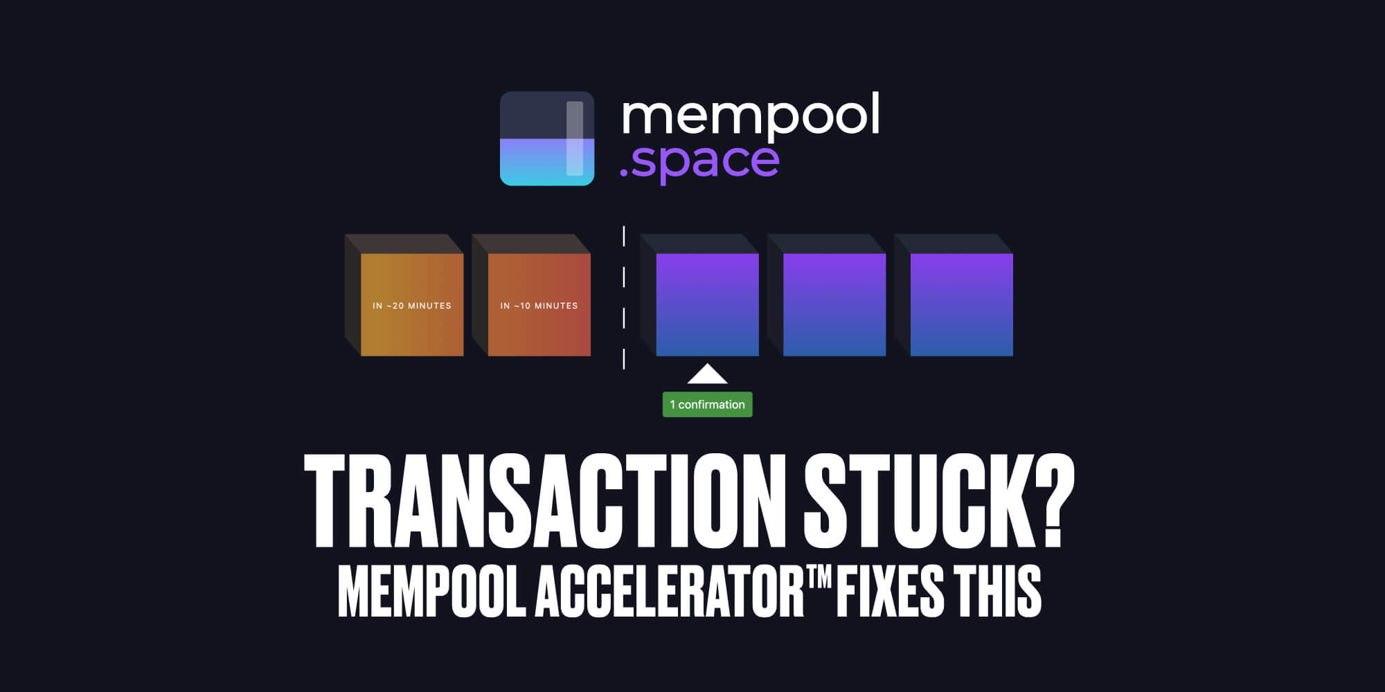 What are the solutions if the transaction is stuck and not confirmed and can it be canceled?