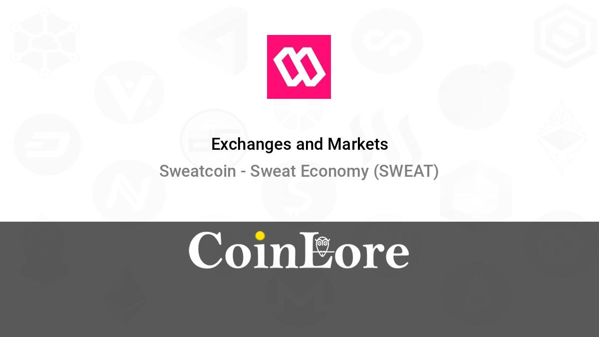 Sweat Economy price today, SWEAT to USD live price, marketcap and chart | CoinMarketCap